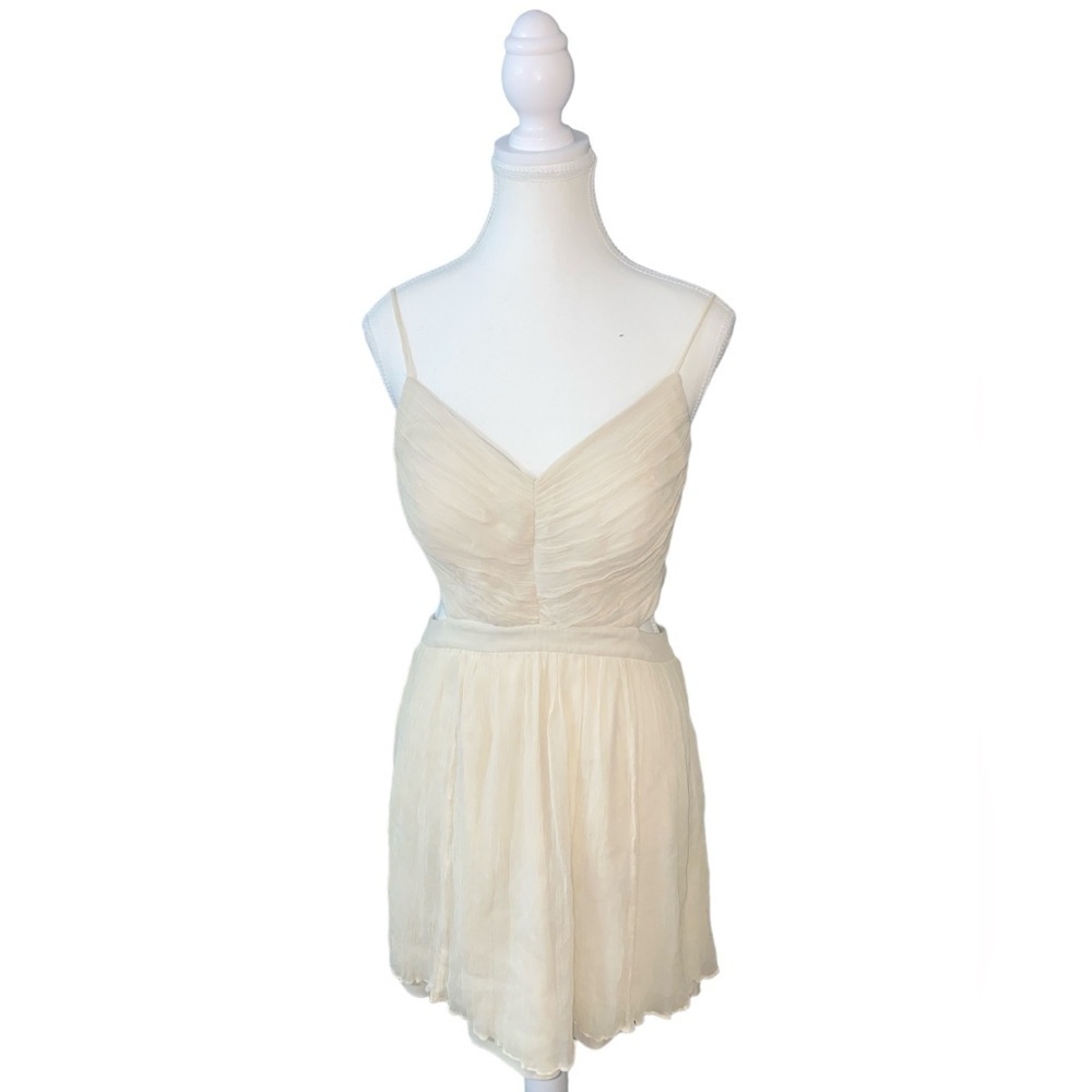 Vintage Y2K Guess By Marciano - 100% Silk open back dress